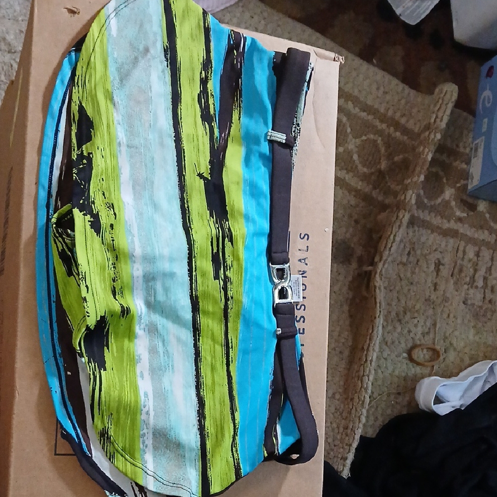 Colorful Striped Shoulder Bag